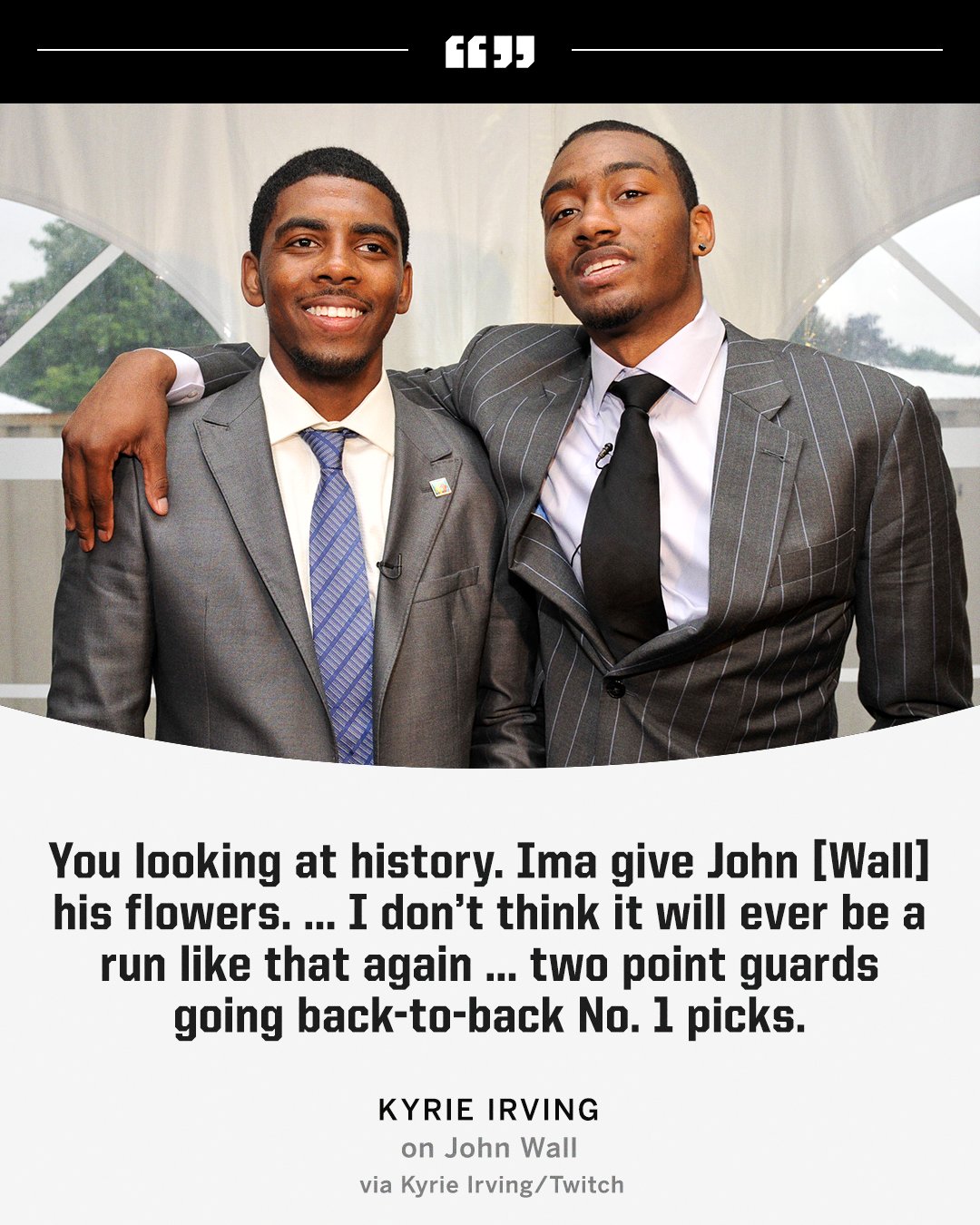 manbetx万博-欧文赞沃尔:我们两个控卫连续两年当选状元,这种情况不会再出现