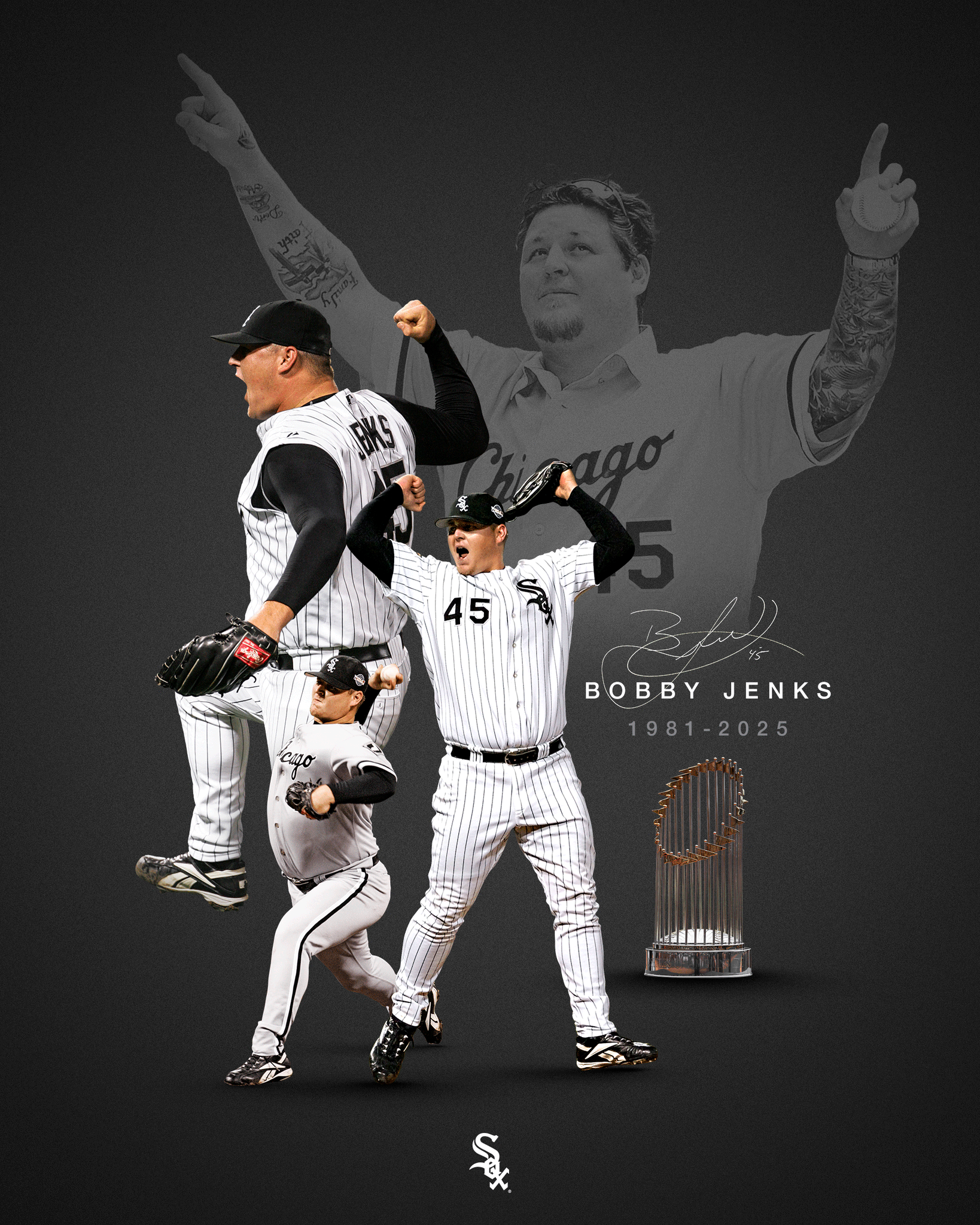 ⚾前白袜终结者、世界大赛冠军成员鲍比·詹克斯去世,享年44岁